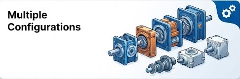 Alliance supplies industrial gearbox options for different power, speed, torque, ratio, mounting and application requirements.